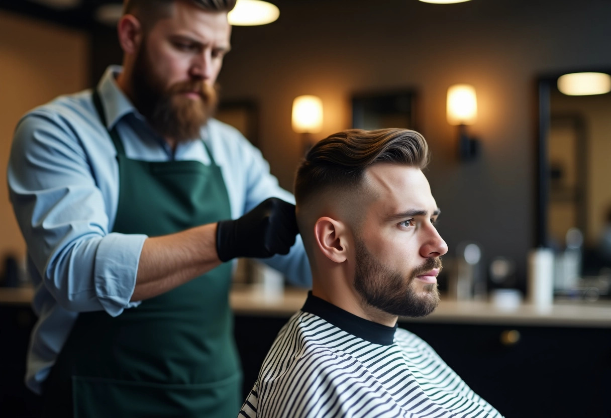 coupe de cheveux masculine