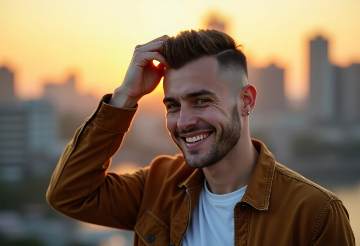 coupe courte homme dégradée : styles et inspirations à adopter - coiffeur homme